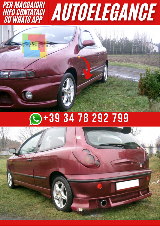 ❤️Minigonne Laterali  Compatibili con Fiat Bravo / Brava 1995–2001 Ver 2❤️