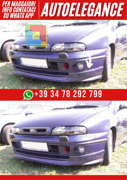 ❤️Spoiler Paraurti Anteriore Ver. II Compatibile con Fiat Bravo / Brava 1995–2❤️