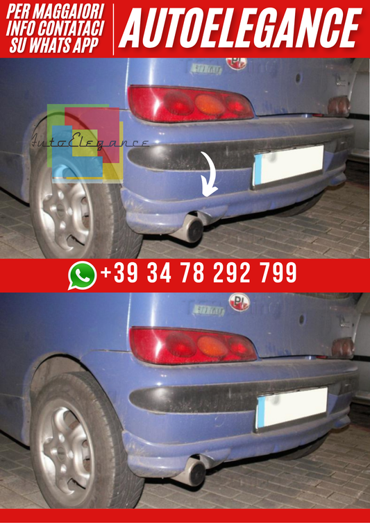 ❤️Splitter Spoiler Posteriore Compatibile con FIAT Seicento❤️
