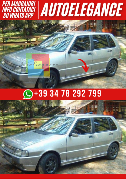 ❤️Minigonne Laterali Compatibili con FIAT Uno – Look Sportivo❤️