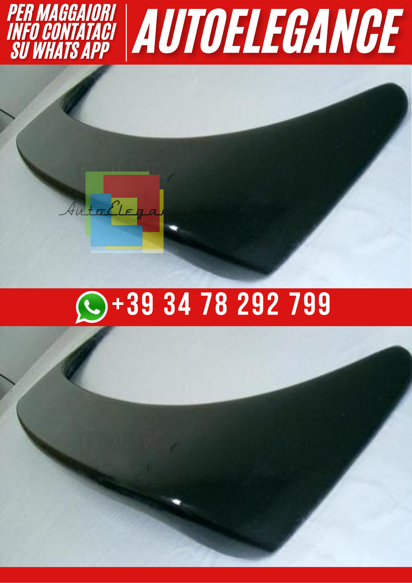 ❤️Spoiler posteriore compatibile con DAEWOO Espero – Design sportivo verniciab❤️
