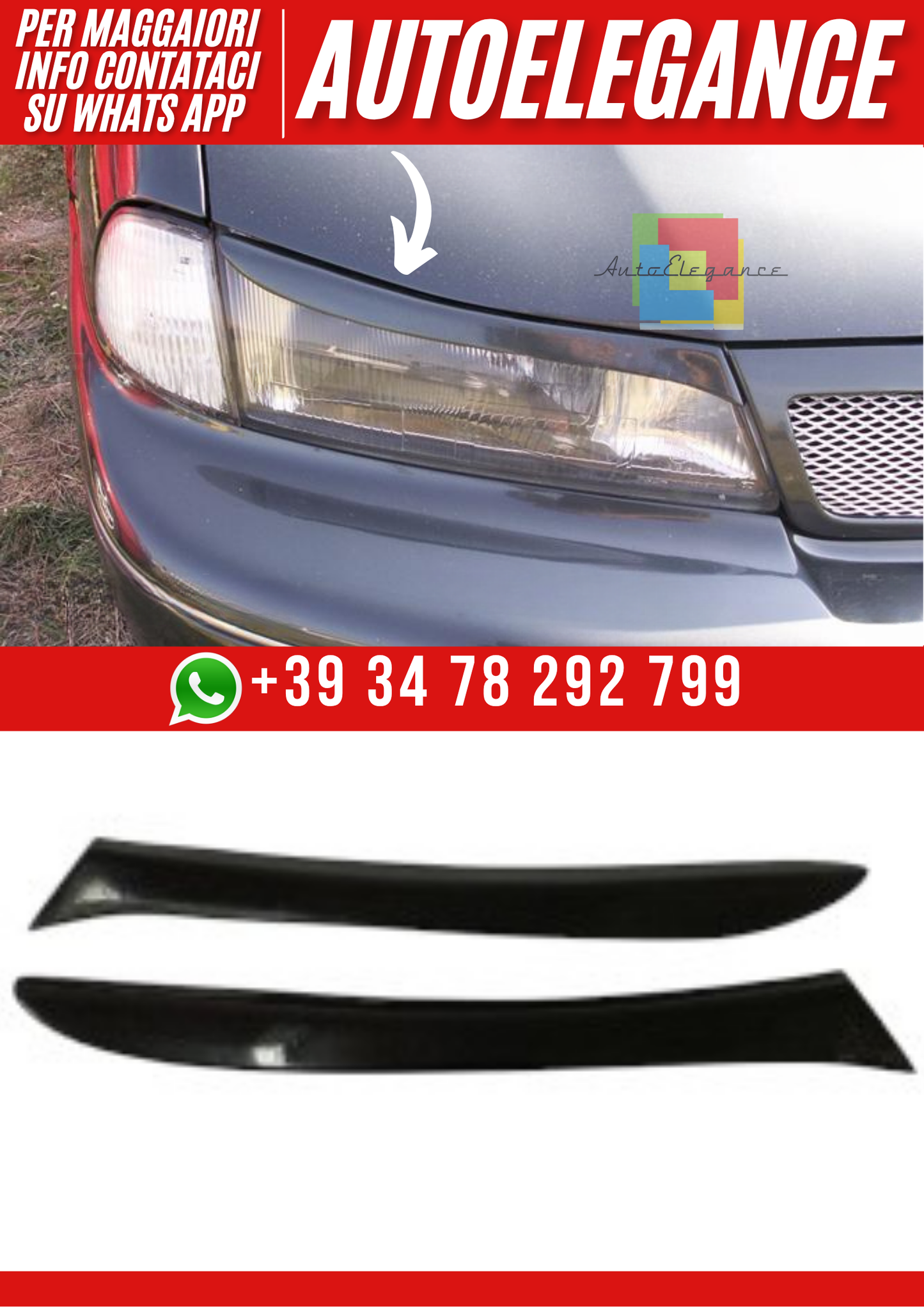 ❤️Palpebre coprifaro compatibili con DAEWOO FSO Nexia❤️