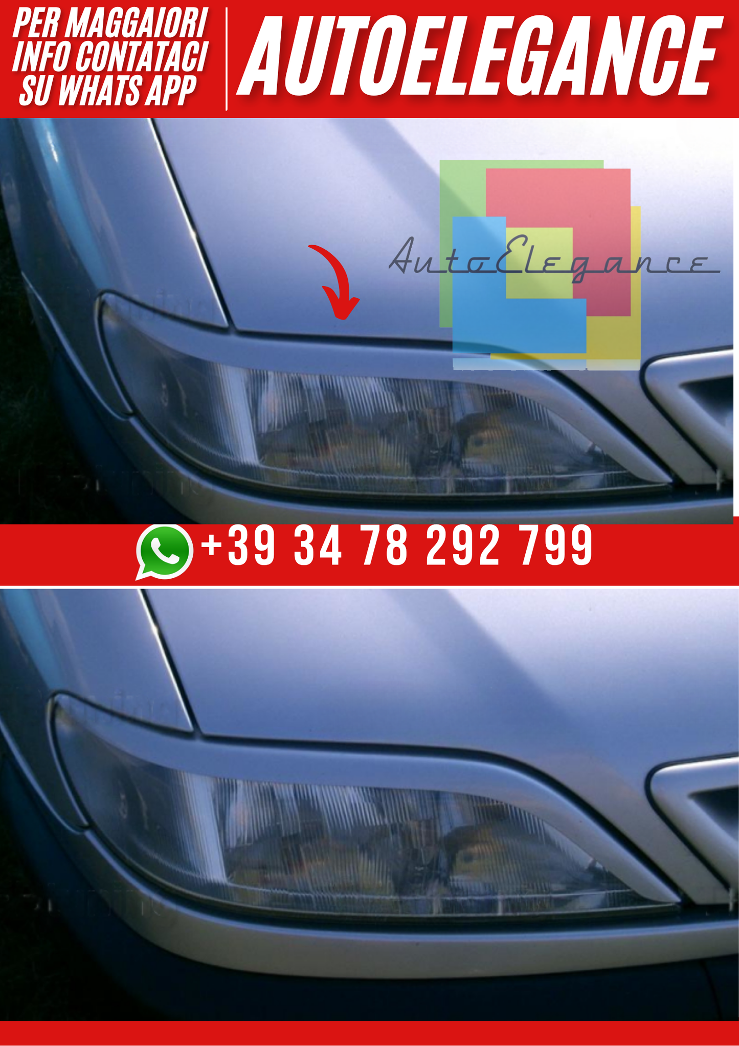 ❤️ Palpebre fari anteriori compatibili con CITROËN Xsara 1997–2000❤️