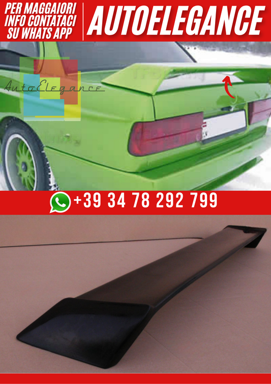 ❤️Spoiler posteriore compatibile con BMW Serie 3 E30 Berlina/Coupé (1982–1994)❤️