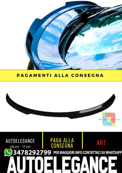 💕 Spoiler Posteriore Nero Lucido per BMW Serie 3 GT F34 2011–2019 💕