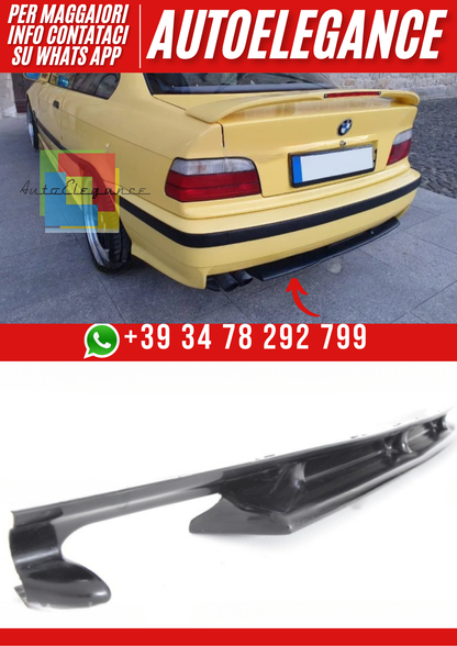❤️Diffusore Posteriore Compatibile con BMW Serie 3 E36 (1990–2000)❤️