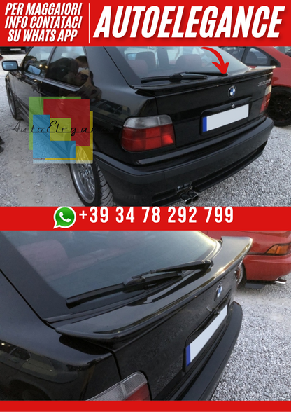 ❤️Spoiler Copertura  posteriore compatibile con BMW Serie 3 E36 Compact (1994–❤️
