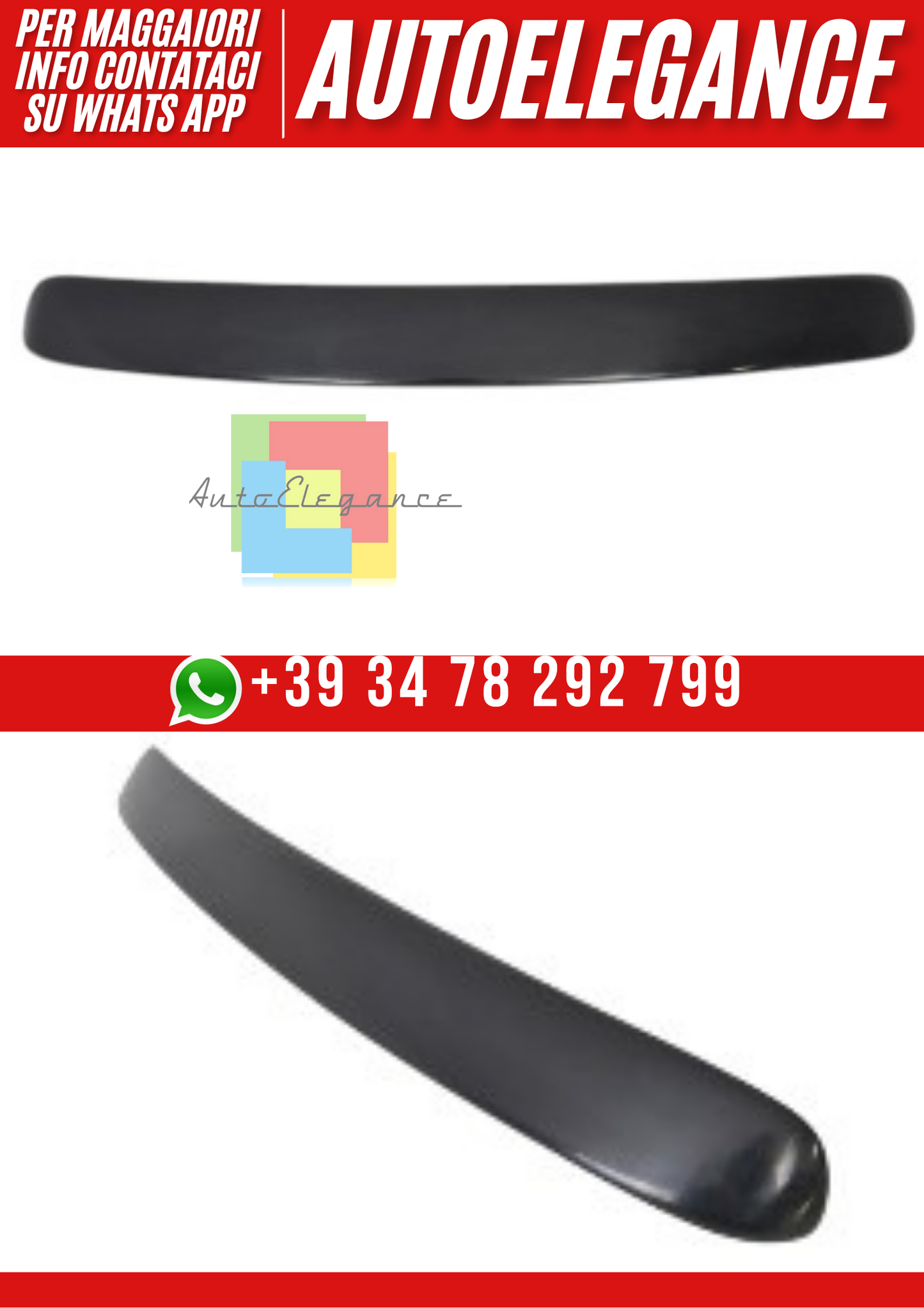 ❤️Spoiler portellone compatibile con BMW Serie 3 E36 Touring (Kombi) 1995–1999❤️