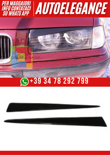 ❤️Palpebre fari “Bad Look” ver. I compatibile con BMW Serie 3 E36 1990–2000❤️