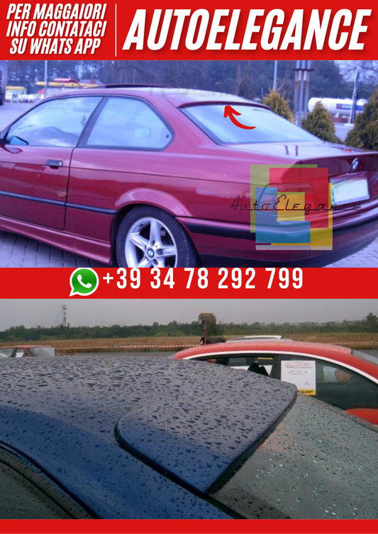 ❤️Spoiler Parasole Tetto Compatibile con BMW E36 Coupé❤️
