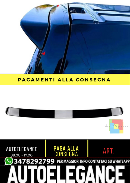 💕 Spoiler Tetto Posteriore Nero Lucido per Mercedes V-Class Vito W447 14–22 💕
