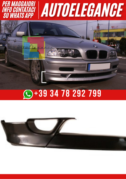 ❤️Splitter Anteriore Spoiler Compatibile con BMW E46 Berlina/Kombi 1998–2002❤️