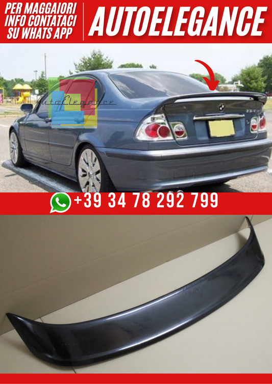 ❤️Spoiler Posteriore Portellone Compatibile con BMW E46 Berlina 1998–2005❤️
