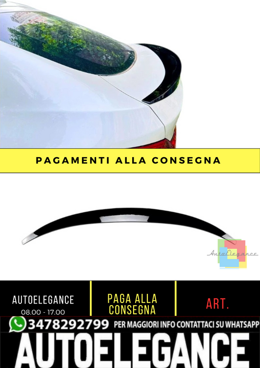 💕 Spoiler Posteriore Centrale Nero Lucido per BMW X4 F26 M Sport 14–18 💕