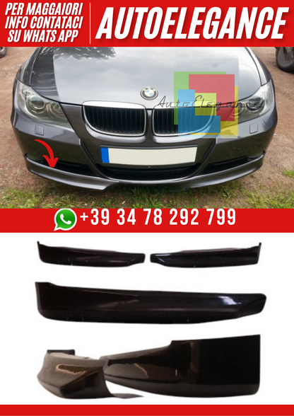 ❤️Splitter Flap Anteriore Compatibile con BMW E90 E91 2005–2008❤️