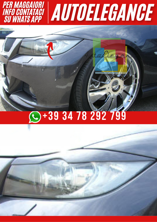 ❤️Palpebre Fari Compatibili con BMW E90 E91 2005–2012❤️