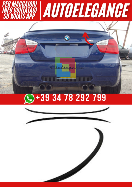 ❤️Spoiler Posteriore Compatibile con BMW E90 Berlina 2005–2011 Look M ver 2❤️