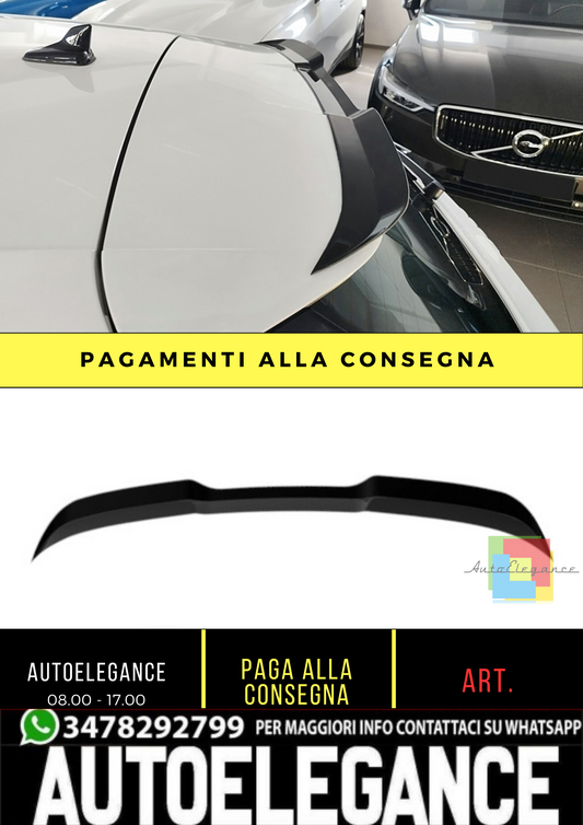 Tappo spoiler tetto adatto per Audi A3 8Y (2020-) Sportback Nero