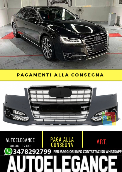 💕 Paraurti anteriore adatto per Audi A8 D4 Facelift D4.5 (2014-2017) S8 💕