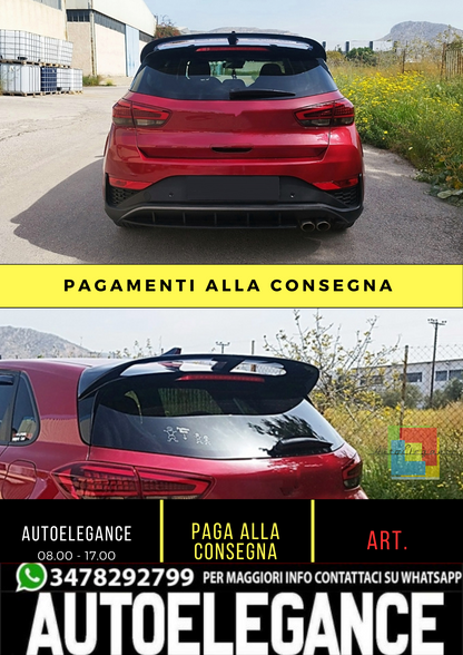 💕 Ala spoiler tetto adatto per Hyundai i30 Mk3 Hatchback (dal 2016 in poi) 💕