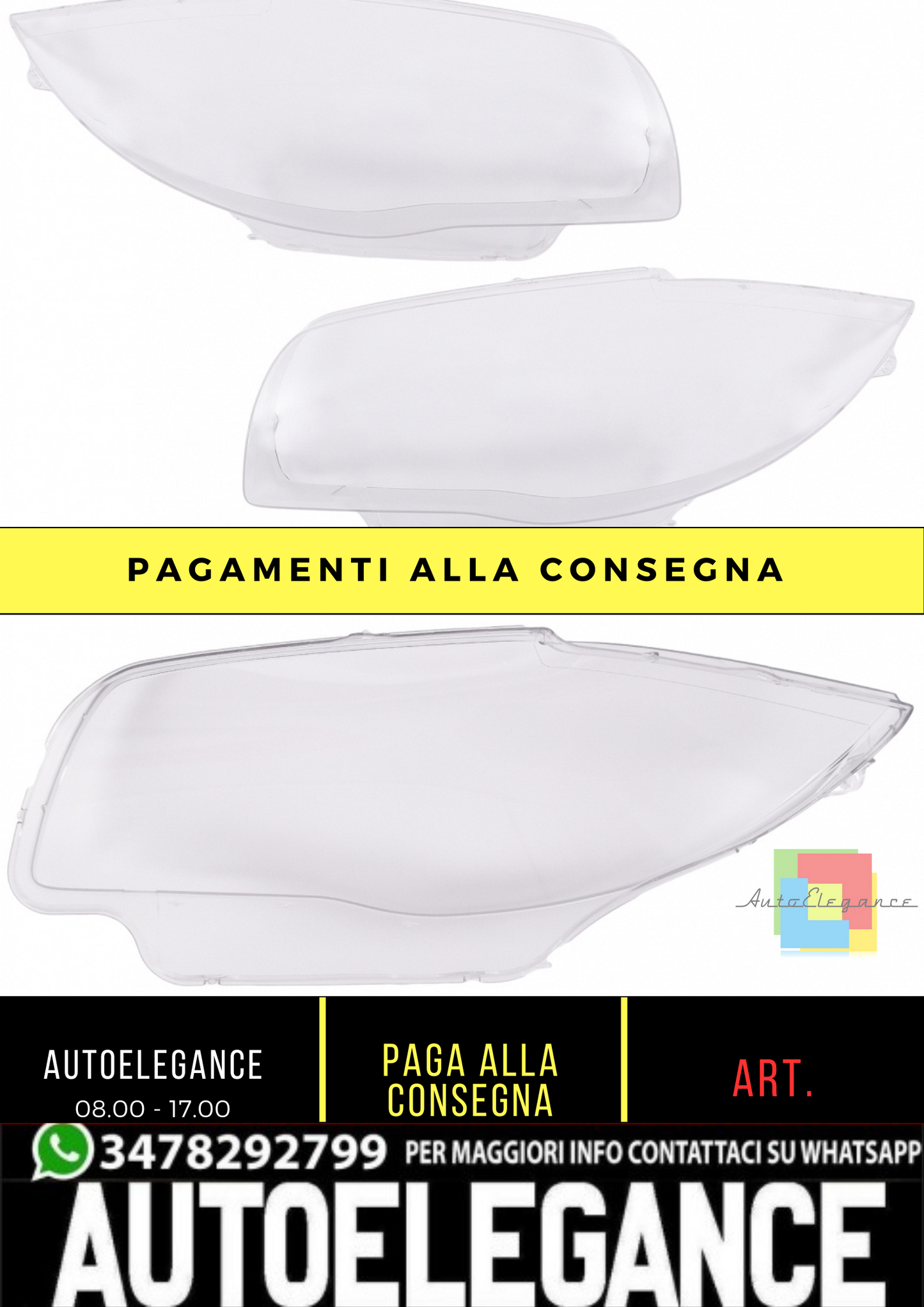 💕 Fari Vetri adatti per BMW Serie 3 E90 E91 (03.2005-2012) solo Alogeno 💕