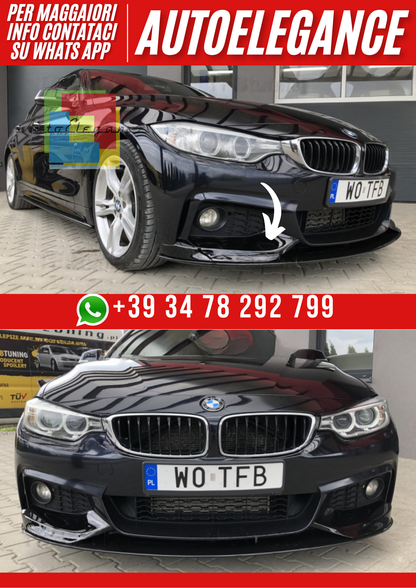 ❤️Spoiler Diffusore Anteriore per BMW Serie 4 F32 F33 F36 M-Pacchetto❤️