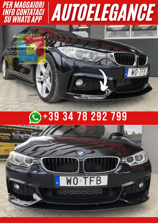 ❤️Spoiler Diffusore Anteriore per BMW Serie 4 F32 F33 F36 M-Pacchetto❤️