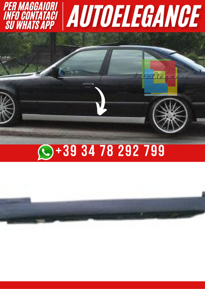 ❤️Minigonne Laterali Compatibili con BMW E34 (1988–1996)❤️