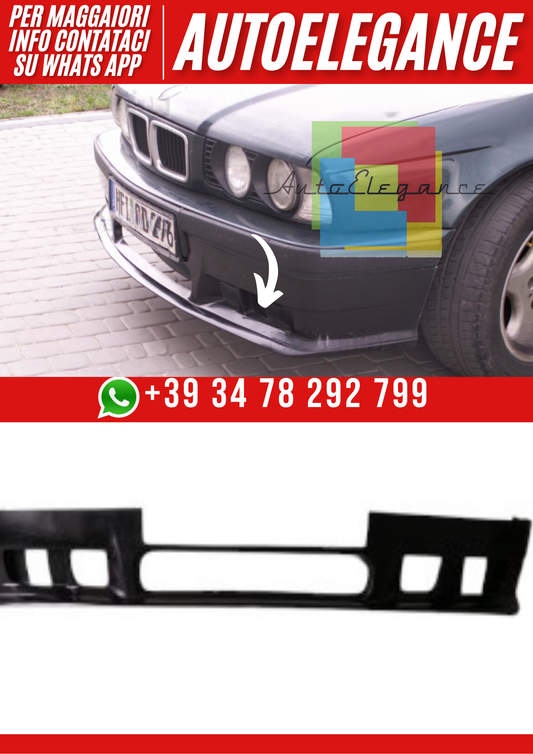 ❤️Spoiler Anteriore Compatibile con BMW Serie 5 E34 (1988–1996)❤️