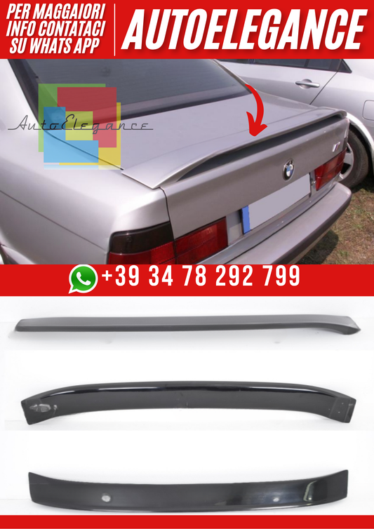 ❤️Spoiler  Posteriore Compatibile con BMW Serie 5 E34 Berlina (1988–1996)❤️