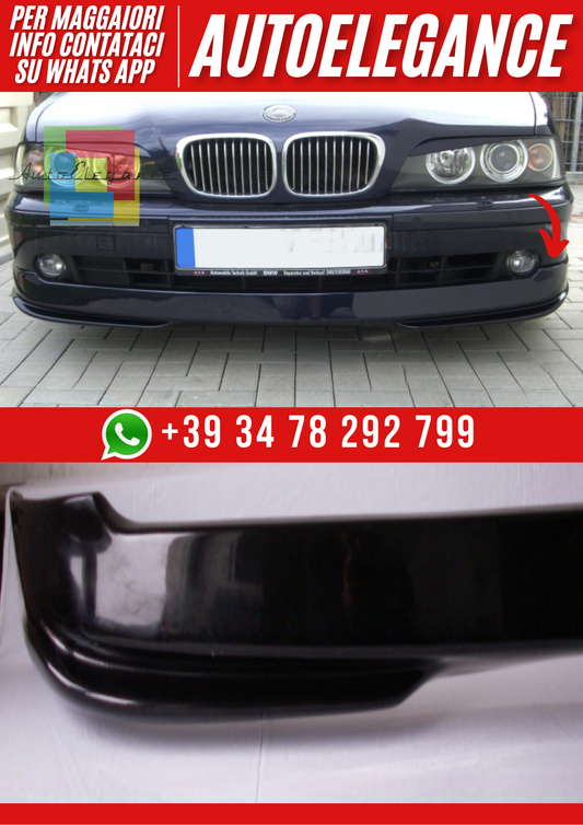 ❤️ Splitter Paraurti  Anteriore per BMW Serie 5 E39 M-Pack / M5 (2000-2004)❤️