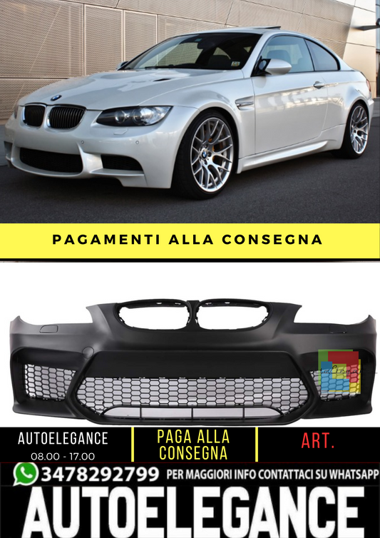 💕 Paraurti anteriore adatto per M3 Look BMW Serie 3 E92 E93 💕