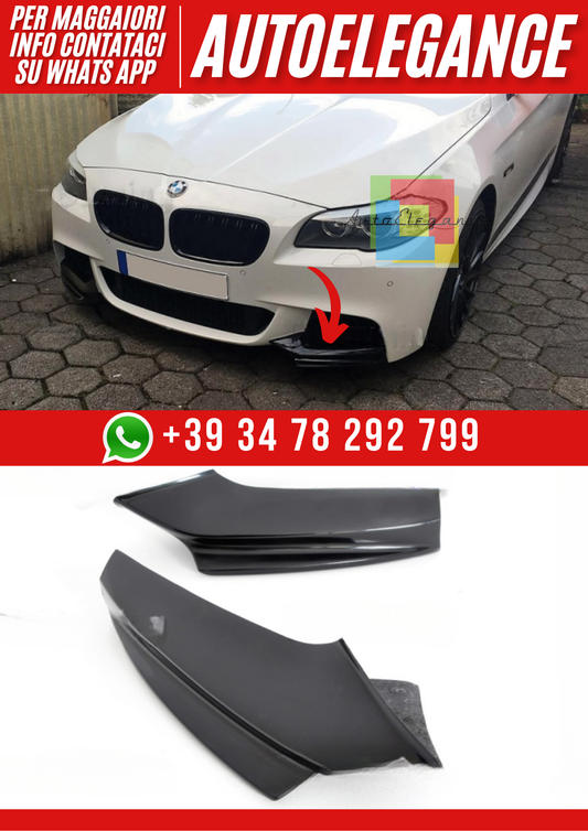 ❤️Flaps Splitter Anteriore per BMW Serie 5 F10 F11 M Pack❤️