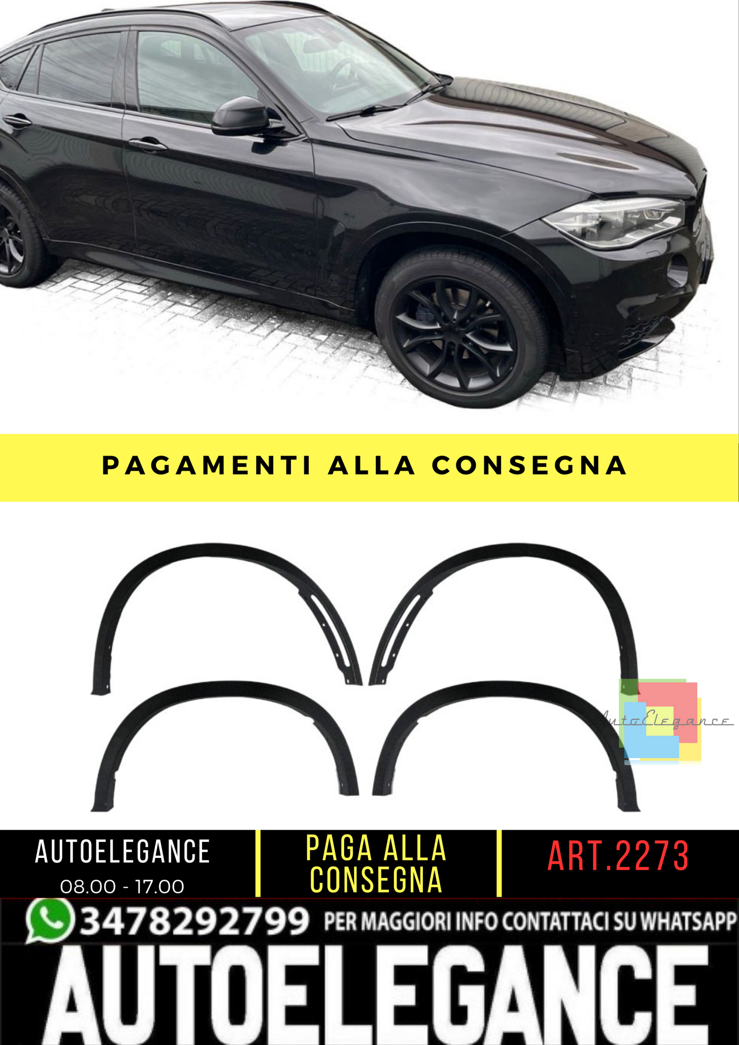 💕 PARAFANGHI ADATTO PER X6 F16 2014-2019 GREZZO 💕