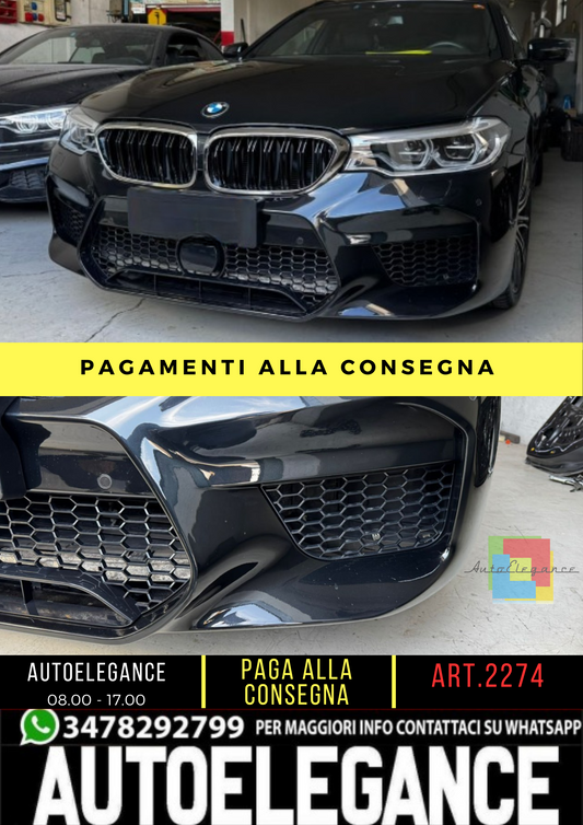 🔥 PARAURTI ANTERIORE SERIE 5 G30 G31 2017-2020 LOOK M5 🔥