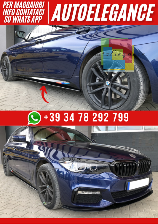❤️Sotto Minigonne Compatibili con BMW Serie 5 G30 G31 M Pack (2017–2024)❤️