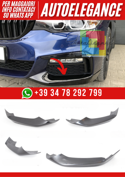 ❤️Splitter Flaps Anteriori Compatibili con BMW Serie 5 G30 G31 M-Pack (2017–20❤️