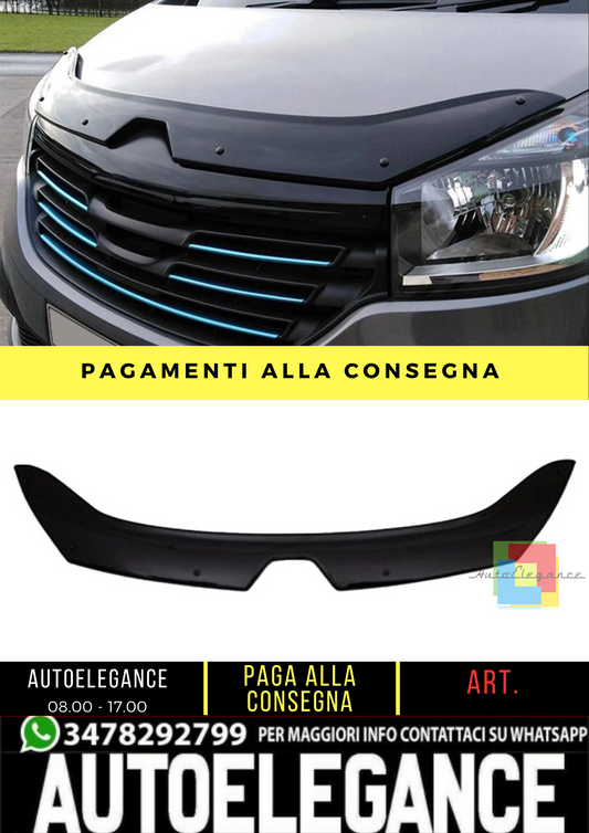🔥 Protezione cofano adatto per RENAULT Traffic III X82 dal 2014 al 2020 🔥