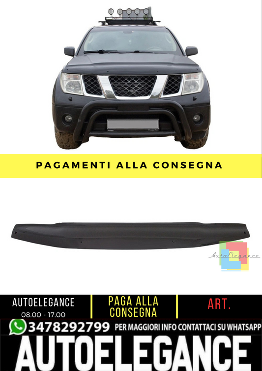 🔥 Protezione cofano adatto per Nissan Navara D40 dal 2005 al 2010 🔥