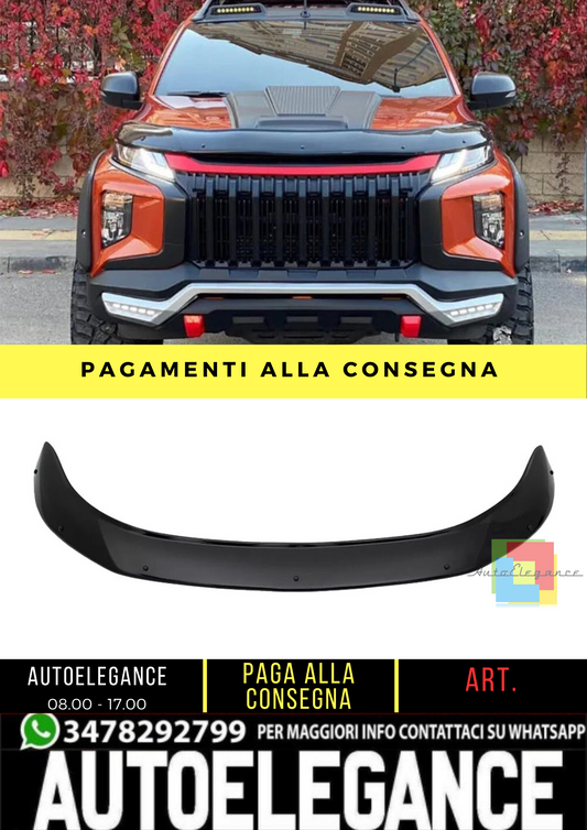 🔥 Protezione cofano adatto per MITSUBISHI L200 Triton Serie 6 dal 2019 🔥
