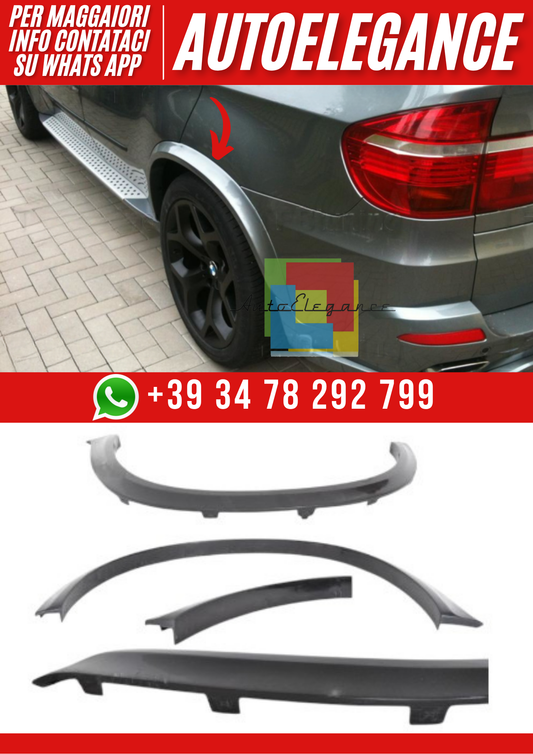 ❤️Parafanghi Allargati Compatibili con BMW X5 E70 2006–2013 ❤️