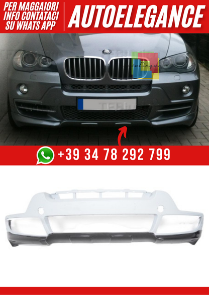 ❤️Spoiler Anteriore Compatibile con BMW X5 E70 2006–2013 – Look M Sport❤️