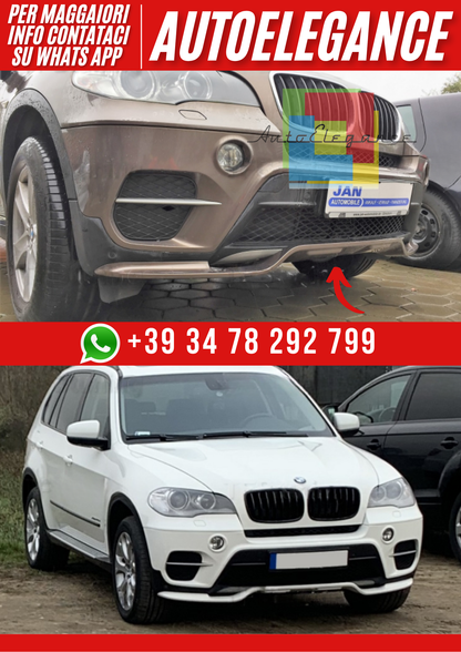 ❤️Sotto Paraurti Anteriore Compatibile con BMW X5 E70 LCI 2010–2013❤️
