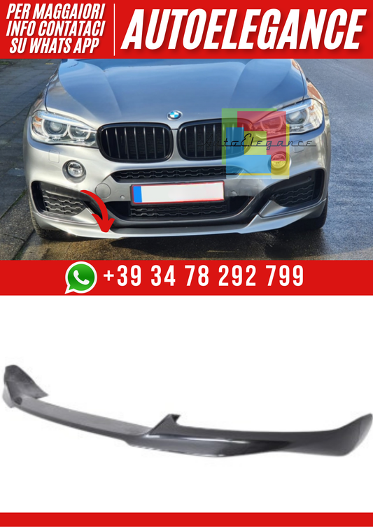 ❤️Spoiler Anteriore per BMW X6 F16 M Pack (2014–2019)❤️