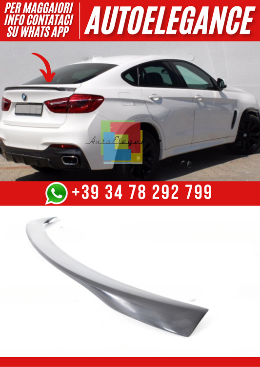 ❤️Spoiler Posteriore per BMW X6 F16 ver2 (2014–2019) Look M❤️