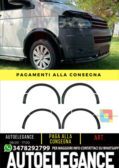 🔥 Protezione passaruota adatto per VW Transporter T5 T5 1 dal 2003 al 2015 🔥