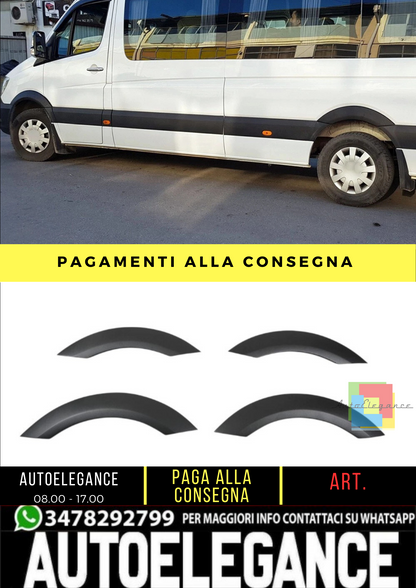 🔥 Strisce di protezione passaruota adatto per MERCEDES Sprinter W906 06-13 🔥