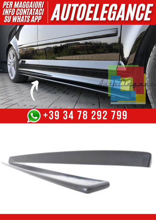 ❤️Sotto Minigonne Laterali Compatibili con Audi S3 / RS3 8P 8PA 2003–2012❤️