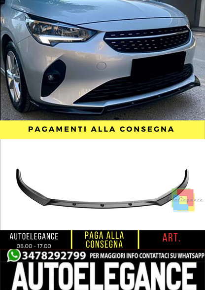 🔥 Spoiler Anteriore adatto per OPEL Corsa dal 2020 🔥