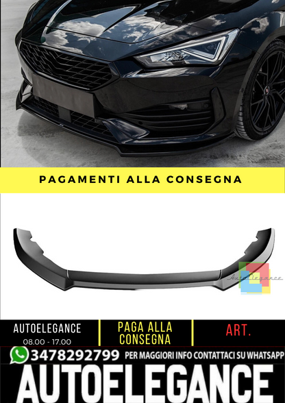 🔥 Spoiler Anteriore adatto per CUPRA Leon 2020-2024 v2 🔥